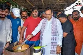 CM भजनलाल शर्मा का रोमांचक अंदाज: PM मोदी के जन्मदिन पर स्ट्रीट चाय स्टॉल पर ली चुस्की CM भजनलाल शर्मा का रोमांचक अंदाज: PM मोदी के जन्मदिन पर स्ट्रीट चाय स्टॉल पर ली चुस्की