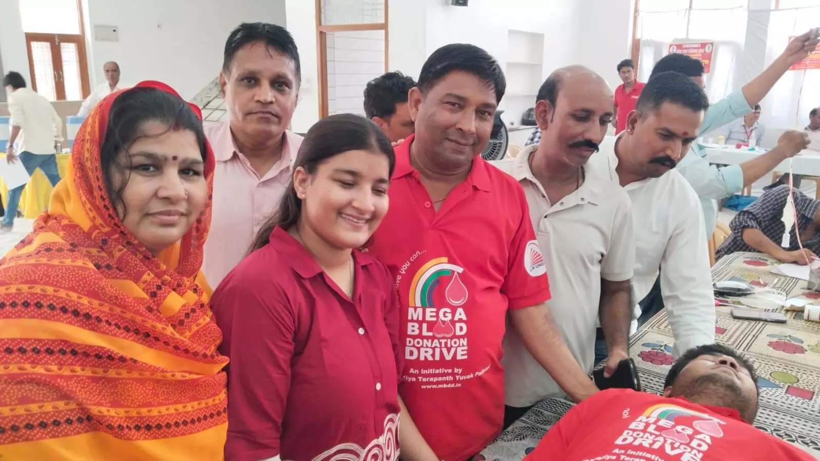 तेरापंथ युवक परिषद् के 61 वे स्थापना दिवस पर रक्तदान शिविर आयोजित तेरापंथ युवक परिषद् के 61 वे स्थापना दिवस पर रक्तदान शिविर आयोजित