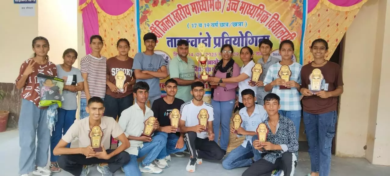 ताई क्वांडो में राज्य स्तर पर छात्र-छात्राओं का हुआ चयन