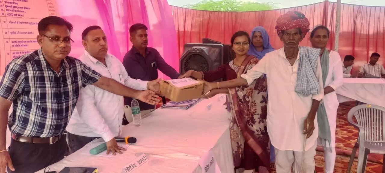 ग्रामीण सेवा शिविर बामणिया में हुआ संपन्न