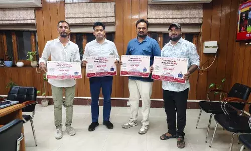 सेवा पर्व 2025 विकसित भारत के रंग कला के संग  आयोजन का पोस्टर विमोचन