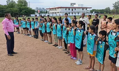 हॉकी प्रशिक्षण केंद्र का शुभारंभ