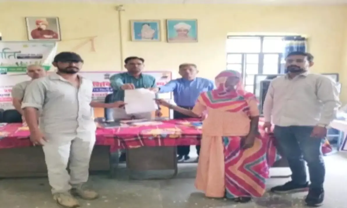 ग्राम जलखेड़ी में 6 वर्षों से लंबित भूमि विवाद का हुआ समाधान