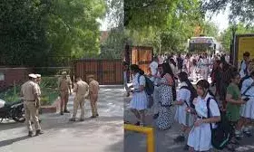 दिल्ली के कई स्कूलों में बम की धमकी, पुलिस मौके पर पहुँची