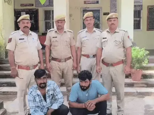 गंगरार में पकडे गये दो तस्कर, दो क्विंटल गांजा बरामद, लाया जा रहा था भीलवाड़ा-राजसमंद में बेचने के लिए