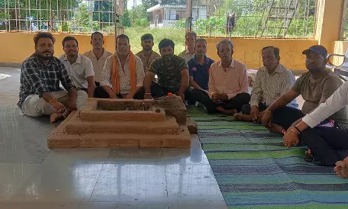 धोबी समाज ने किया हवन एवं बैठक का आयोजन