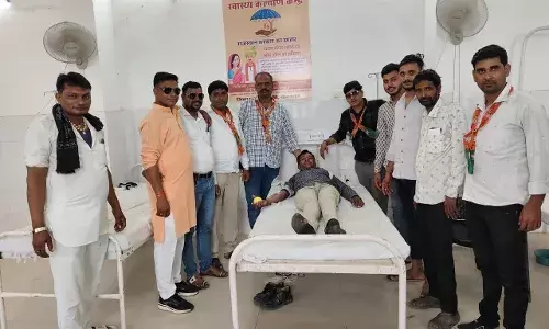 बागोर मे 25 यूनिट किया रक्तदान बागोर मे 25 यूनिट किया रक्तदान