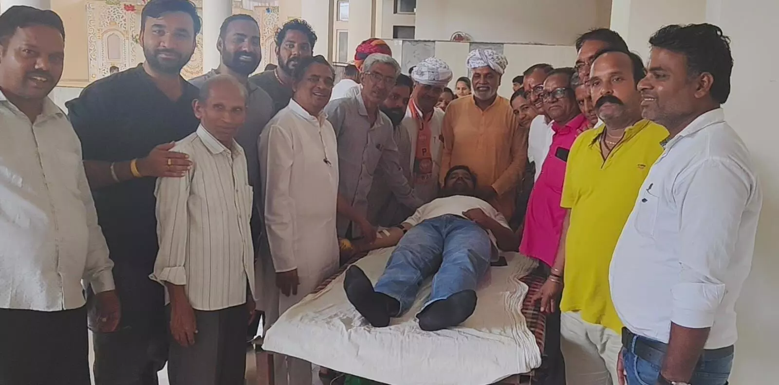 गंगापुर में 75 यूनिट किया  रक्तदान