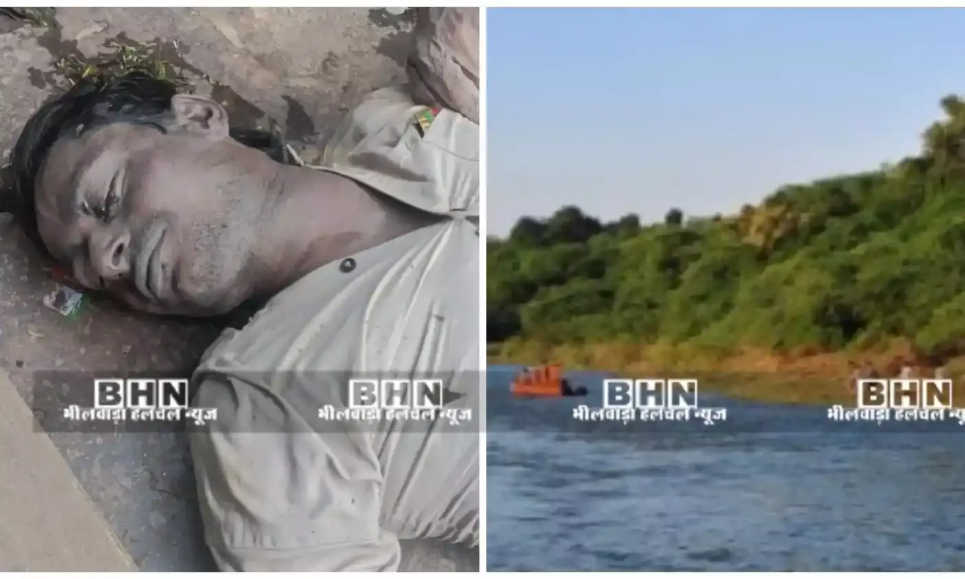 बीस घंटे बाद एक युवक का छह किलोमीटर दूर मिला शव, दूसरे की तलाश