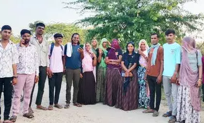 छठी बार जोगणिया माता के दर्शन को निकले श्रद्धालु, करियाला से पैदल यात्रा शुरू