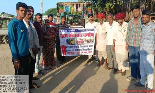 स्वच्छ धनोप, स्वस्थ धनोप के तहत प्रशासक वैष्णव ने कचरा पात्र का क‍िया शुभारंभ