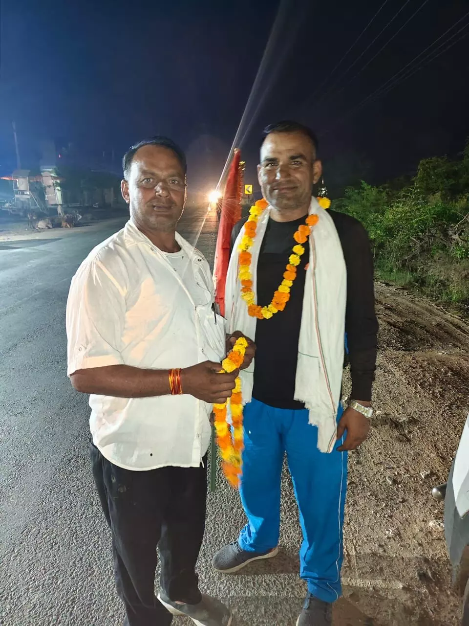 सैनिक का भव्य स्वागत सैनिक का भव्य स्वागत