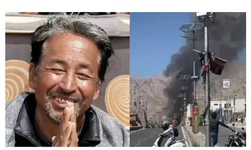 जोधपुर जेल भेजे गए गिरफ्तार सोनम वांगचुक, ; लेह में इंटरनेट बंद जोधपुर जेल भेजे गए गिरफ्तार सोनम वांगचुक, ; लेह में इंटरनेट बंद