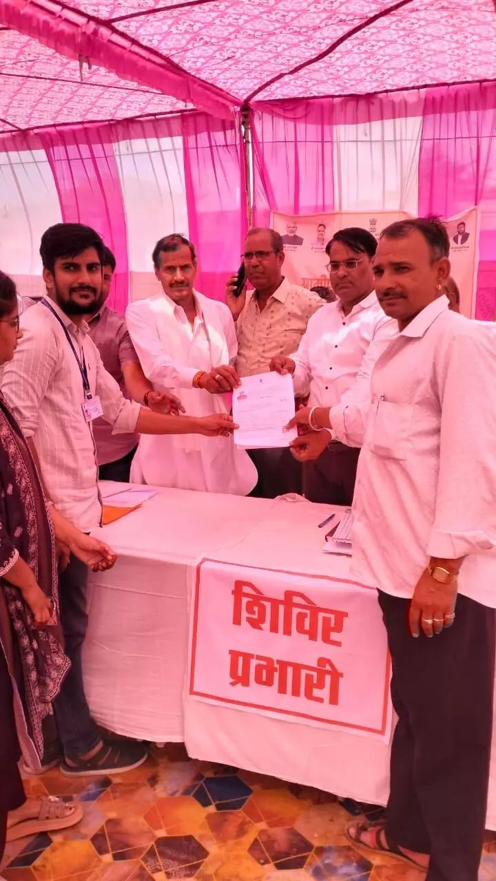 बागोर में ग्रामीण शिविर का आयोज‍ित