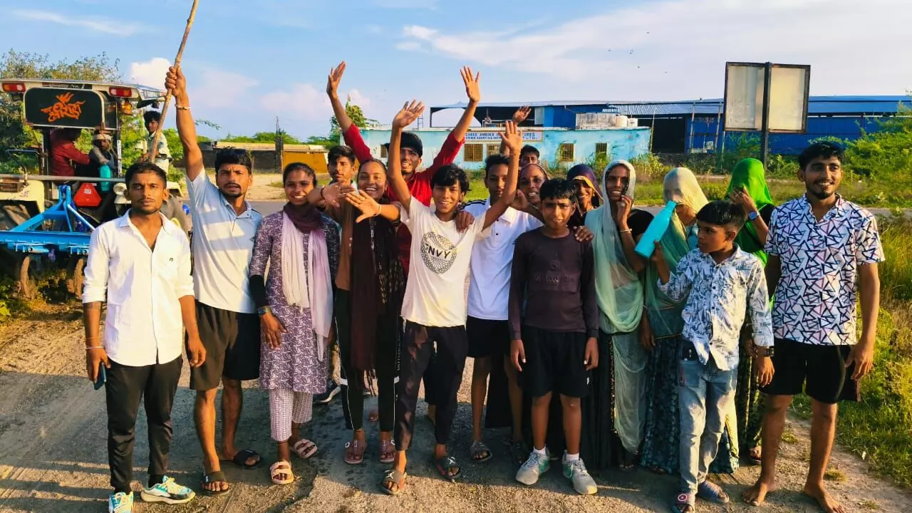 ईटमारिया से धनोप माताजी तक हिंदू जागरण मंच की पैदल यात्रा ईटमारिया से धनोप माताजी तक हिंदू जागरण मंच की पैदल यात्रा