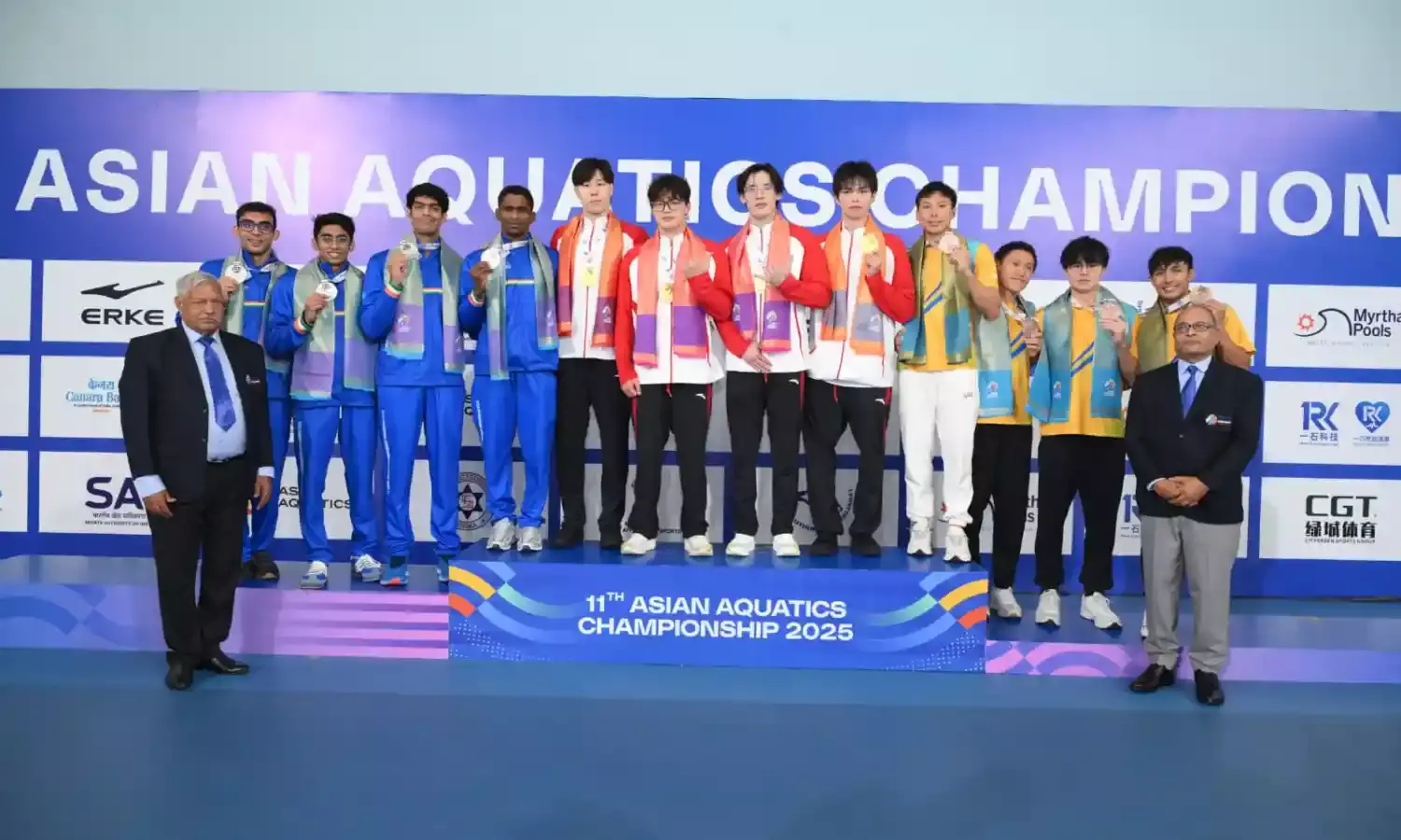 अहमदाबाद में एशियन तैराकी का जलवा, भारत का दमदार प्रदर्शन