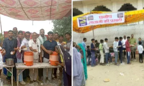 धनोप माताजी के अष्टमी पर लगाये भंडारे धनोप माताजी के अष्टमी पर लगाये भंडारे