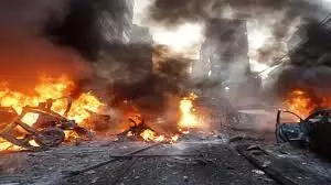 पाकिस्तान में फ्रंटियर कॉर्प्स मुख्यालय के पास भीषण बम विस्फोट, 10 की मौत, 32 घायल