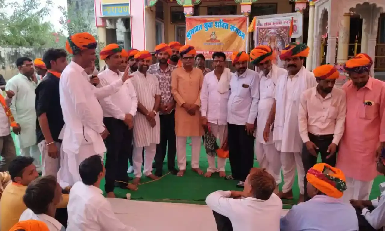 कुमावत समाज ने निकाली वाहन रैली, राष्ट्र जागरण का दिया संदेश