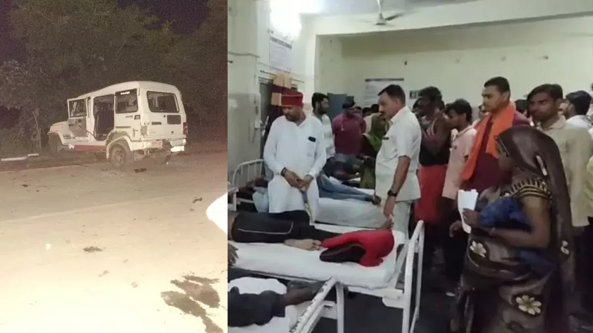 पन्ना में दुर्गा विसर्जन जुलूस   तेज रफ्तार बोलेरो ने 25 से अधिक भक्तों को कुचला, कई गंभीर घायल