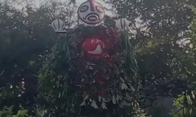 चारभुजा गढ़बोर की अनोखी परंपरा : रावण को दहन नहीं, पत्थरों और गोलियों से किया जाता है “जमींदोज”