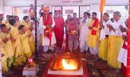 जोगणियां माताजी में पंचकुंडीय महायज्ञ के साथ शारदीय नवरात्रि महोत्सव संपन्न