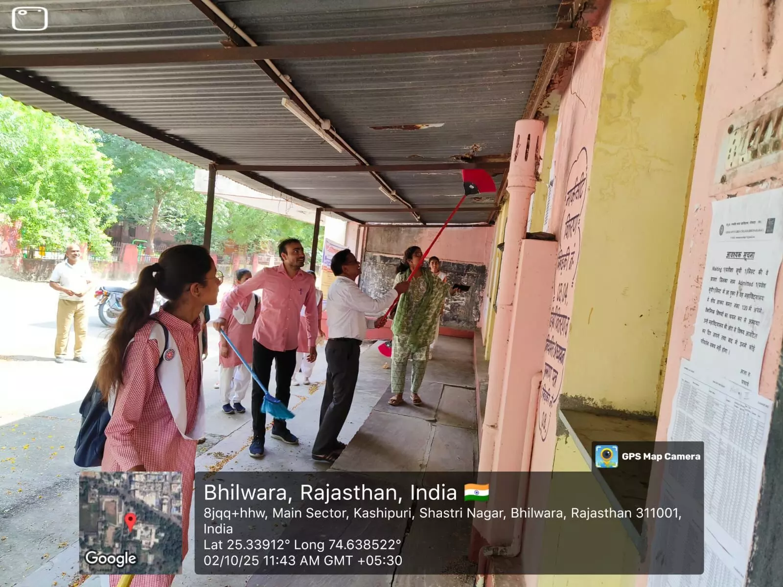 स्वच्छता ही सेवा पखवाड़े के अंतर्गत राजकीय कन्या महाविद्यालय में विशेष स्वच्छता अभियान आयोजित