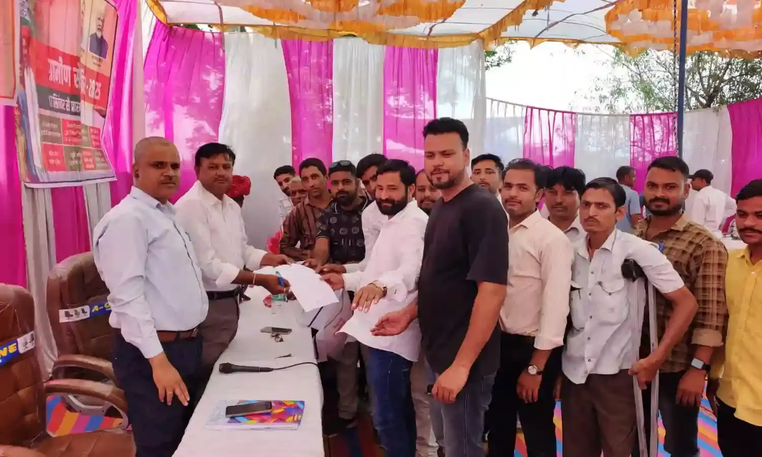 सहकारी संघ के कर्मचारियों ने किया डेलाणा शिविर का बहिष्कार