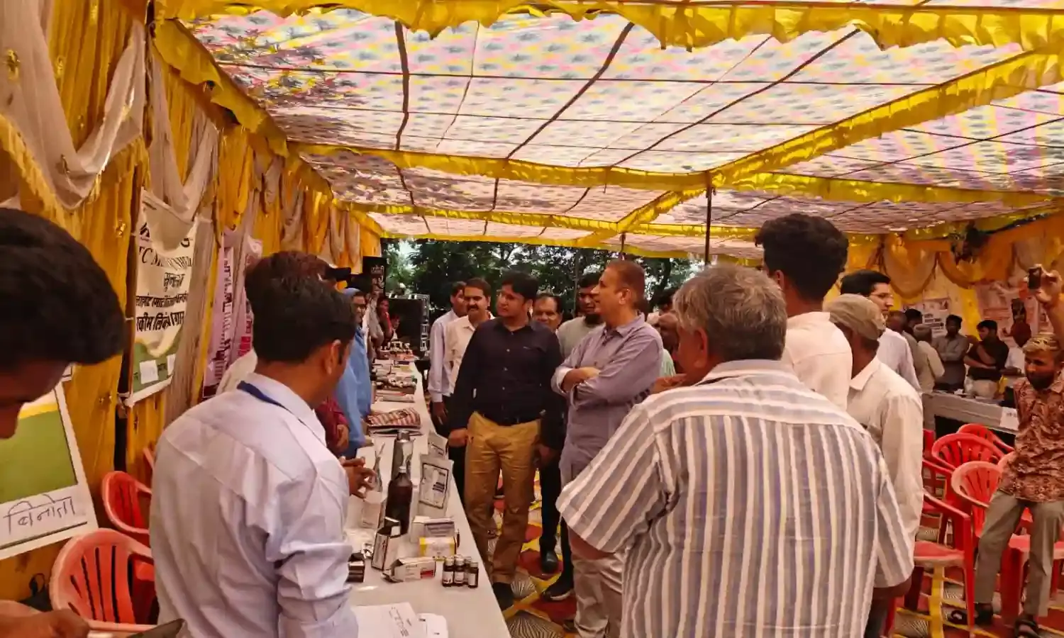 प्रमुख सचिव भवानी सिंह देथा ने किया ग्रामीण सेवा शिविर का निरीक्षण