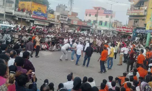 दशहरे के अवसर पर बीगोद में  शोभायात्रा निकाली