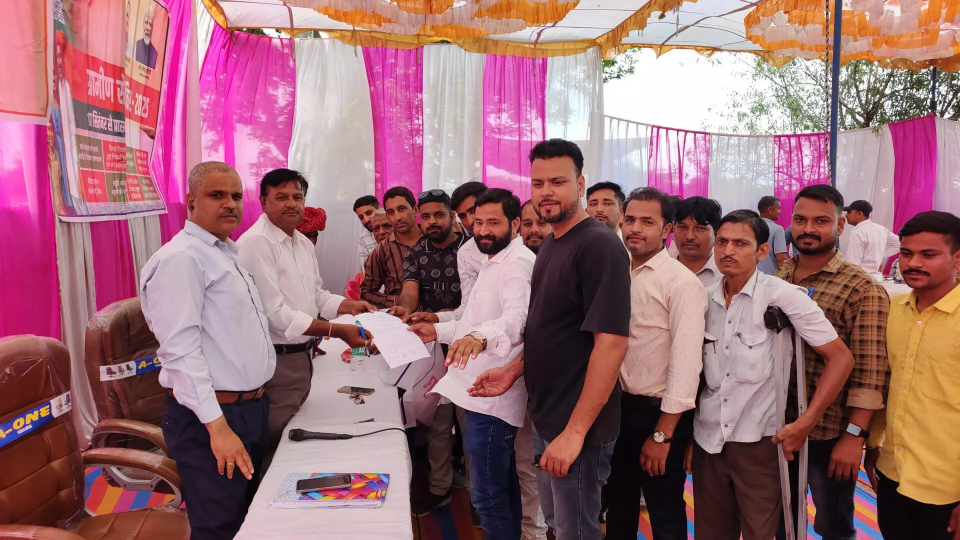 सहकारी संघ के कर्मचारियों ने किया डेलाणा शिविर का बहिष्कार