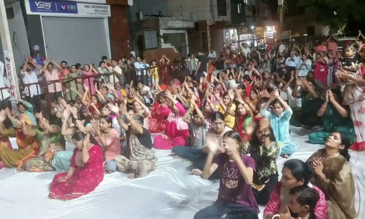 काशीपुरी धाम में हुआ भव्य श्री श्याम संकीर्तन, देर रात तक झूमे श्रद्धालु