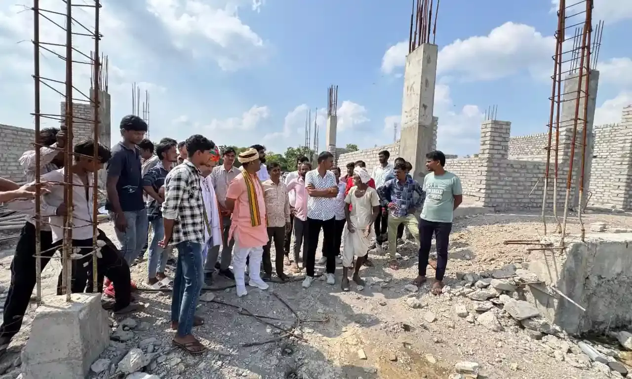 विधायक बैरवा ने किया औचक निरीक्षण, 4.20 करोड़ के स्कूल भवन निर्माण में मिली गंभीर खामियां