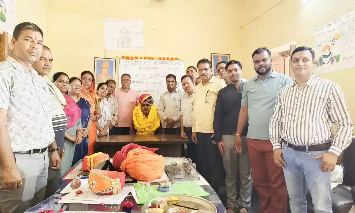 चुंडावत ने ढोसर में उपप्राचार्य का संभाला पदभार चुंडावत ने ढोसर में उपप्राचार्य का संभाला पदभार