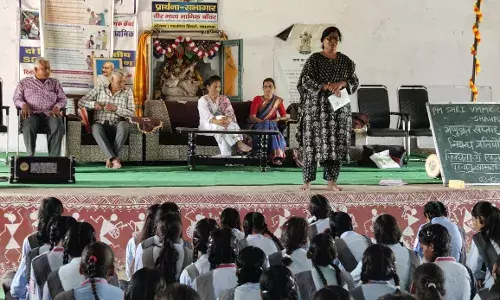 बालिका विद्यालय में अणुव्रत उद्बोधन सप्ताह के तहत मनाया गया सांप्रदायिक सौहार्द दिवस