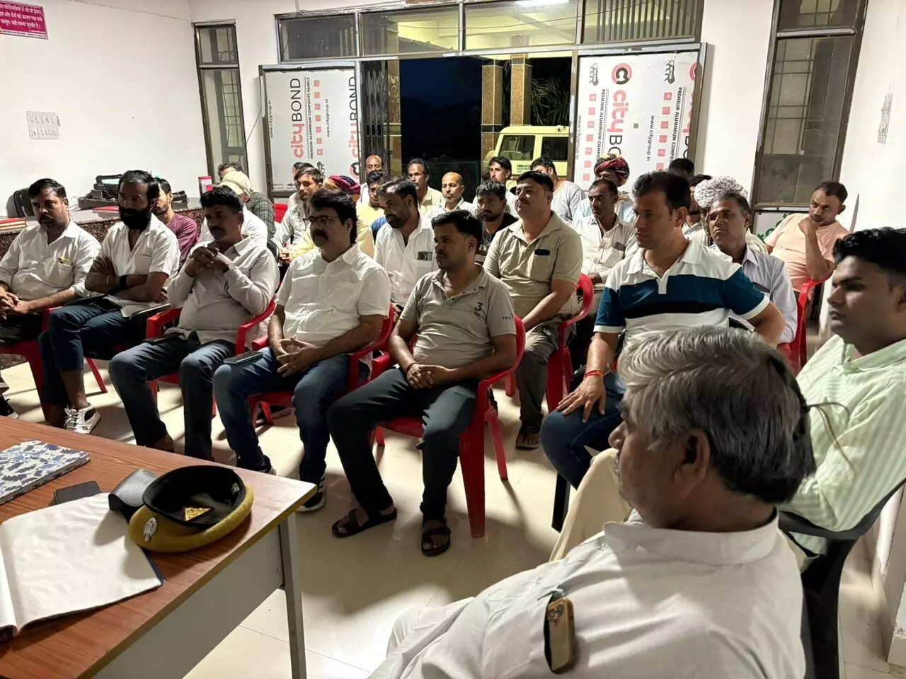 रायपुर थाने में शांति समिति की बैठक आयोजित