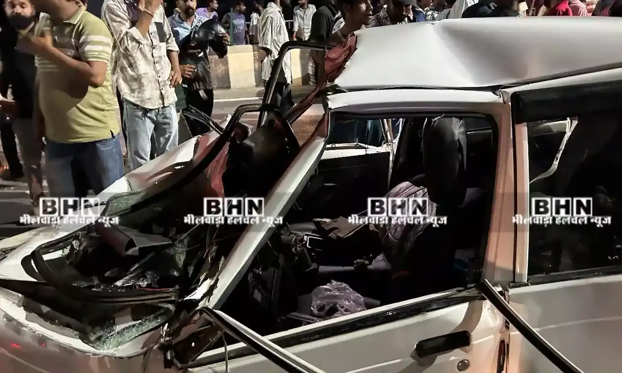 राजसमंद में फोरलेन सड़क हादसे में दो की दर्दनाक मौत