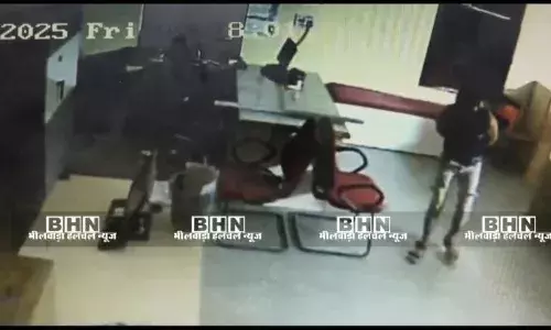 ग्रामीण बैंक शाखा में चोरों ने चोरी का किया प्रयास