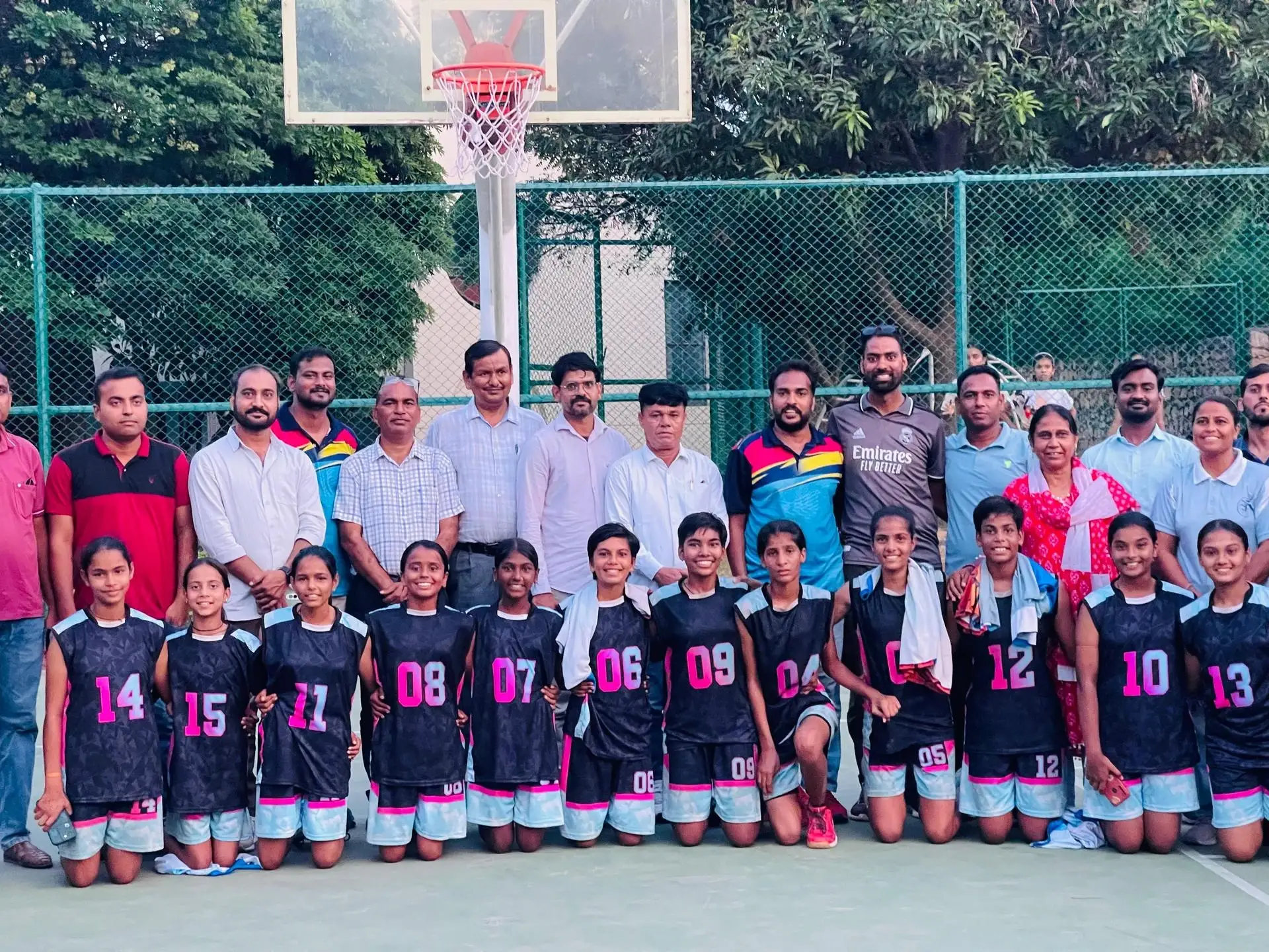 अंडर 14 बास्केटबॉल स्टेट चैंपियनशिप में भीलवाड़ा विजेता