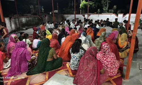 चंदेरिया में शरद पूर्णिमा समारोह पूर्वक मनाया