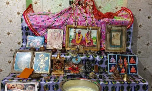 शरद पूर्णिमा पर मंदिरों में‌ लगाया खीर का भोग