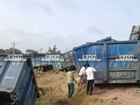 बड़ा रेल हादसा टला: कोलायत में मालगाड़ी पलटी, बीकानेर-जैसलमेर रूट ठप्प!