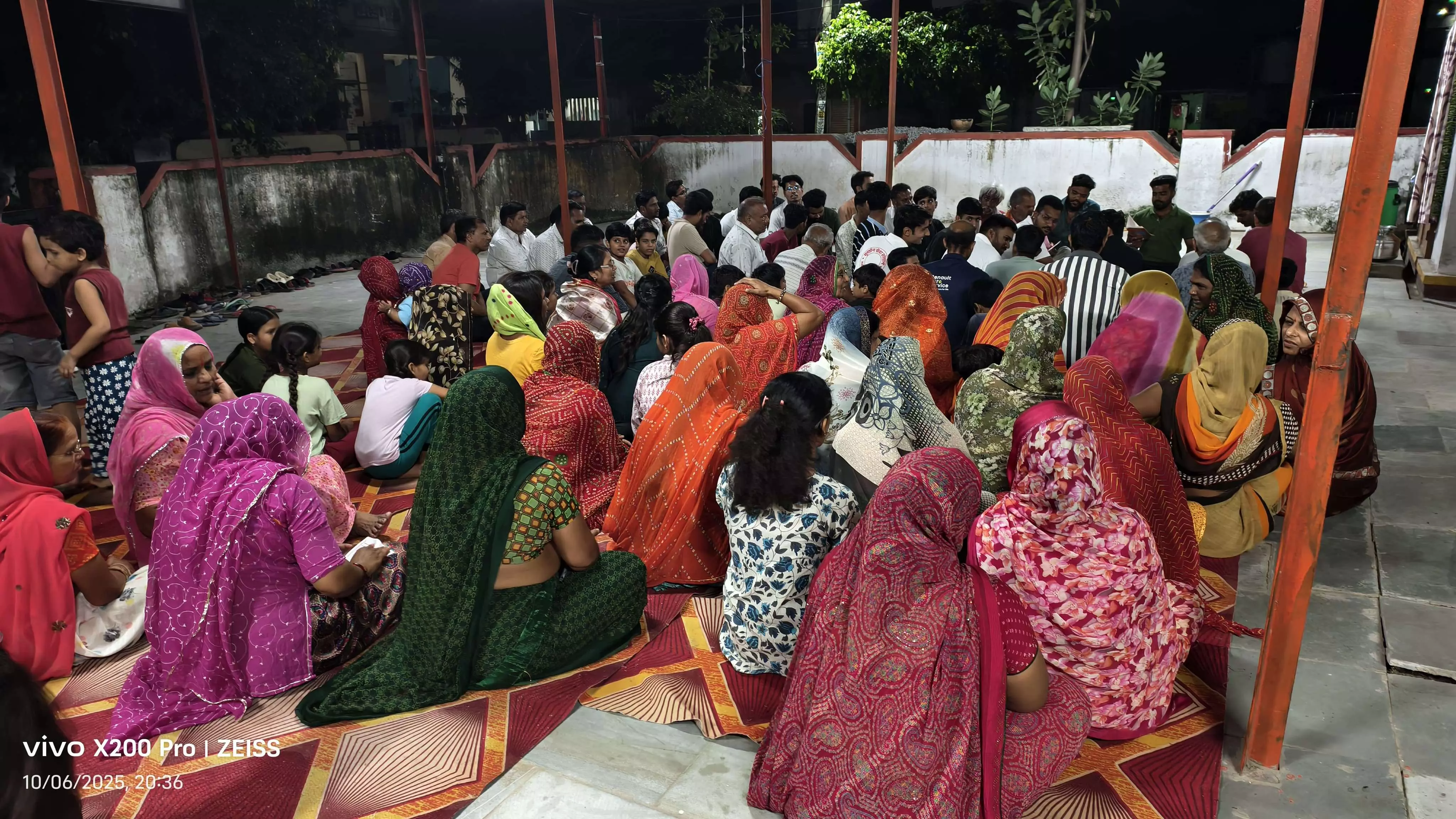 चंदेरिया में शरद पूर्णिमा समारोह पूर्वक मनाया