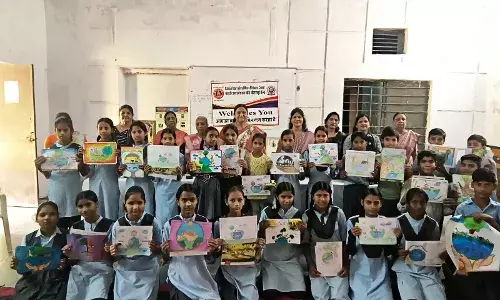 महावीर इंटरनेशनल मीरा केंद्र ने अंतर्राष्ट्रीय अहिंसा दिवस पर आयोजित की विशेष चित्रकला प्रतियोगिता