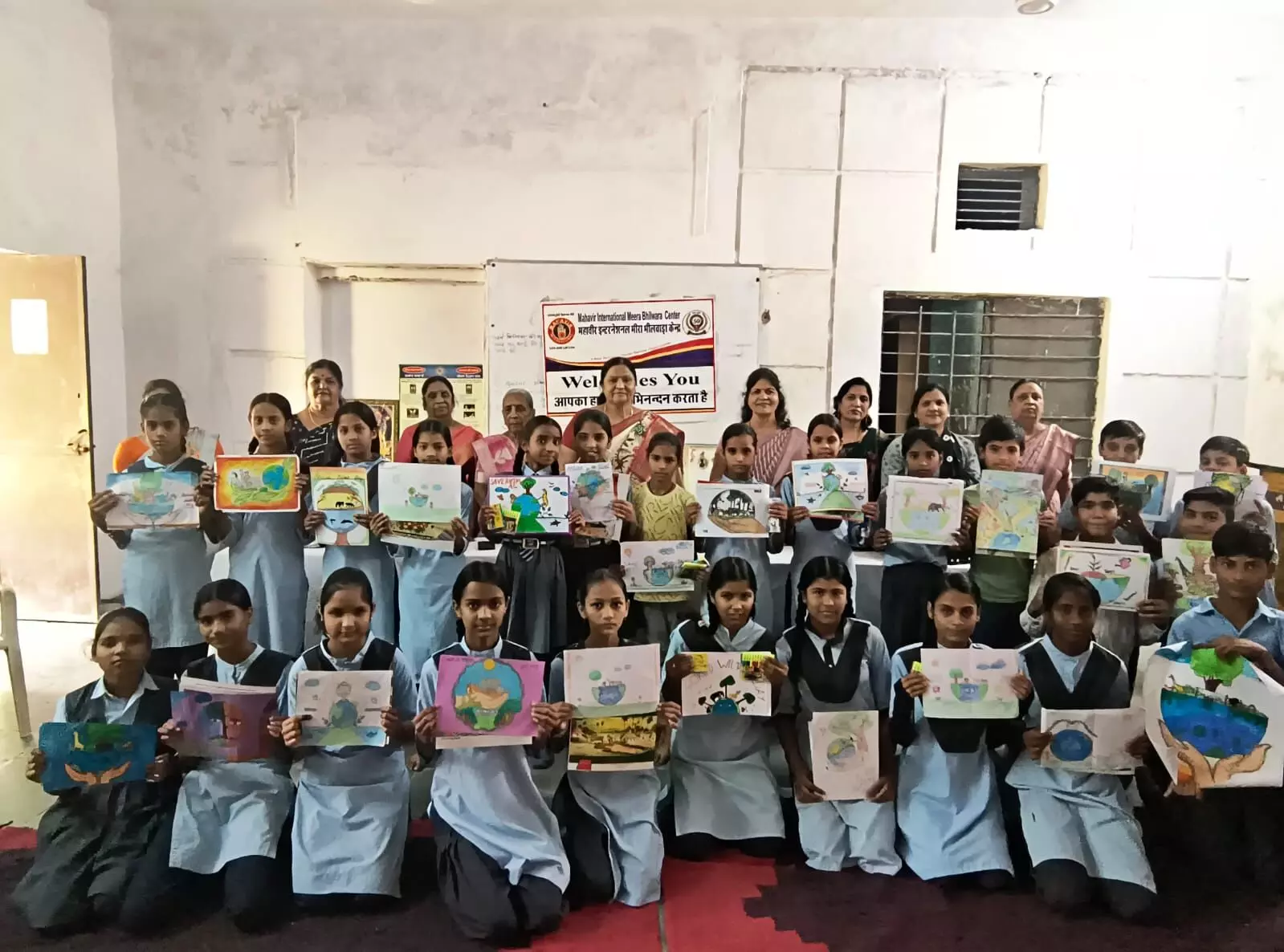 महावीर इंटरनेशनल मीरा केंद्र ने अंतर्राष्ट्रीय अहिंसा दिवस पर आयोजित की विशेष चित्रकला प्रतियोगिता