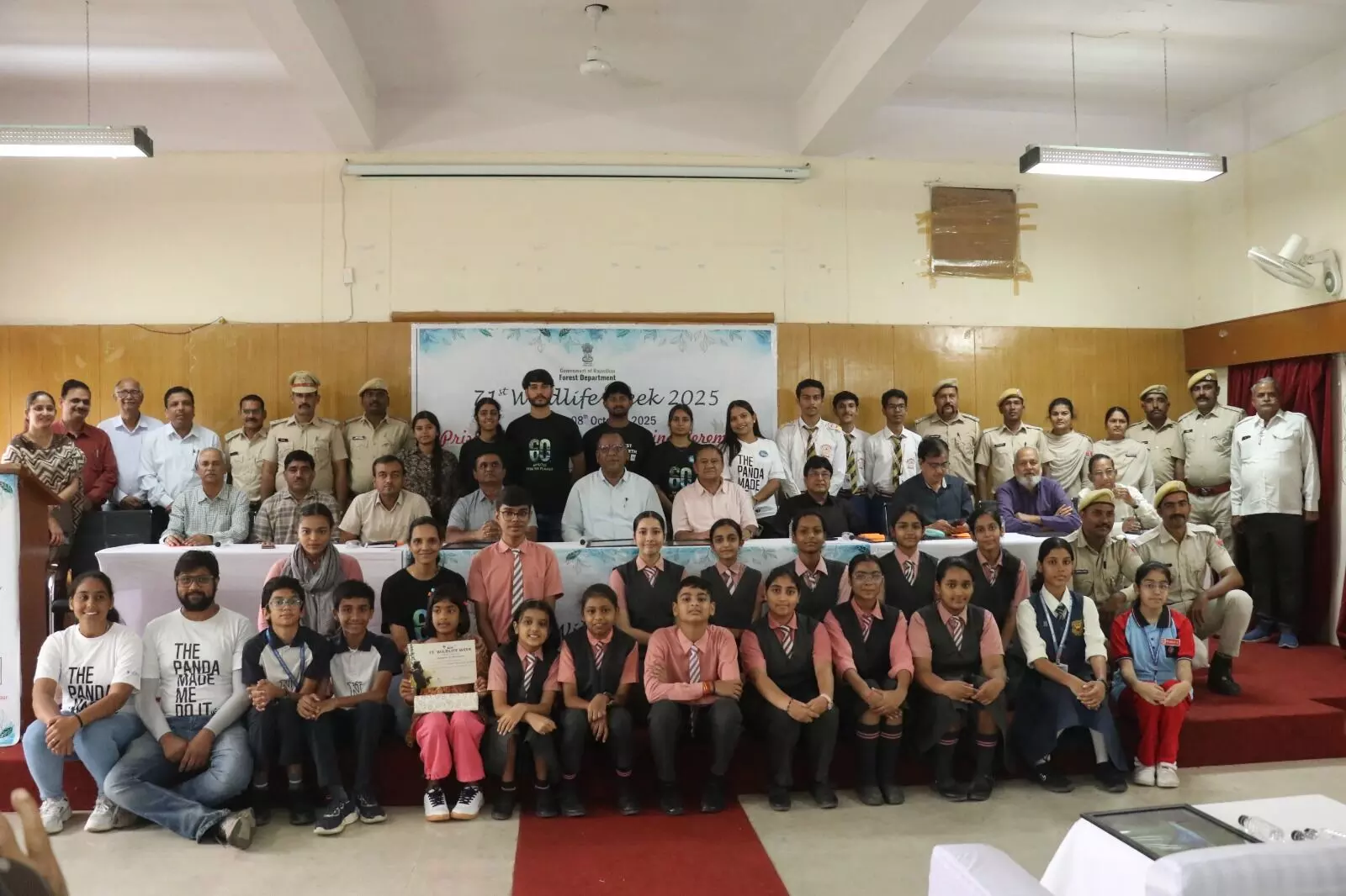 विभिन्न प्रतियोगिताओं में विजेताओं को पुरस्कार, वन्यजीव सप्ताह-2025 संपन्न