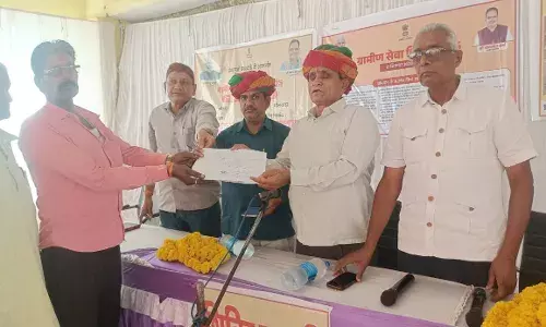 सेवा पर्व पखवाड़े के अंतर्गत बड़लियास में आयोजित ग्रामीण सेवा शिविर, खातेदार को तुरंत मिली राहत