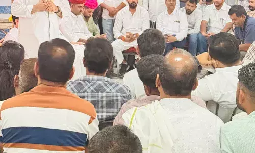 शाहपुरा में जिला कांग्रेस अध्यक्ष के लिए हुई रायशुमारी