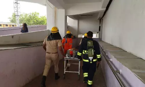 महाराणा भूपाल अस्पताल में मॉक ड्रिल का आयोजन