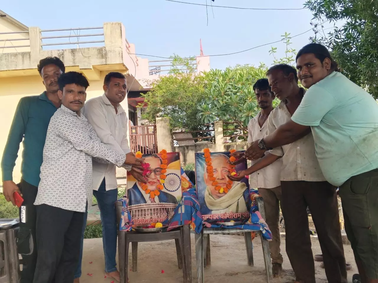 सांवलिया में बसपा ने कांशीराम जी का परिनिर्वाण दिवस श्रद्धांजलि के साथ मनाया
